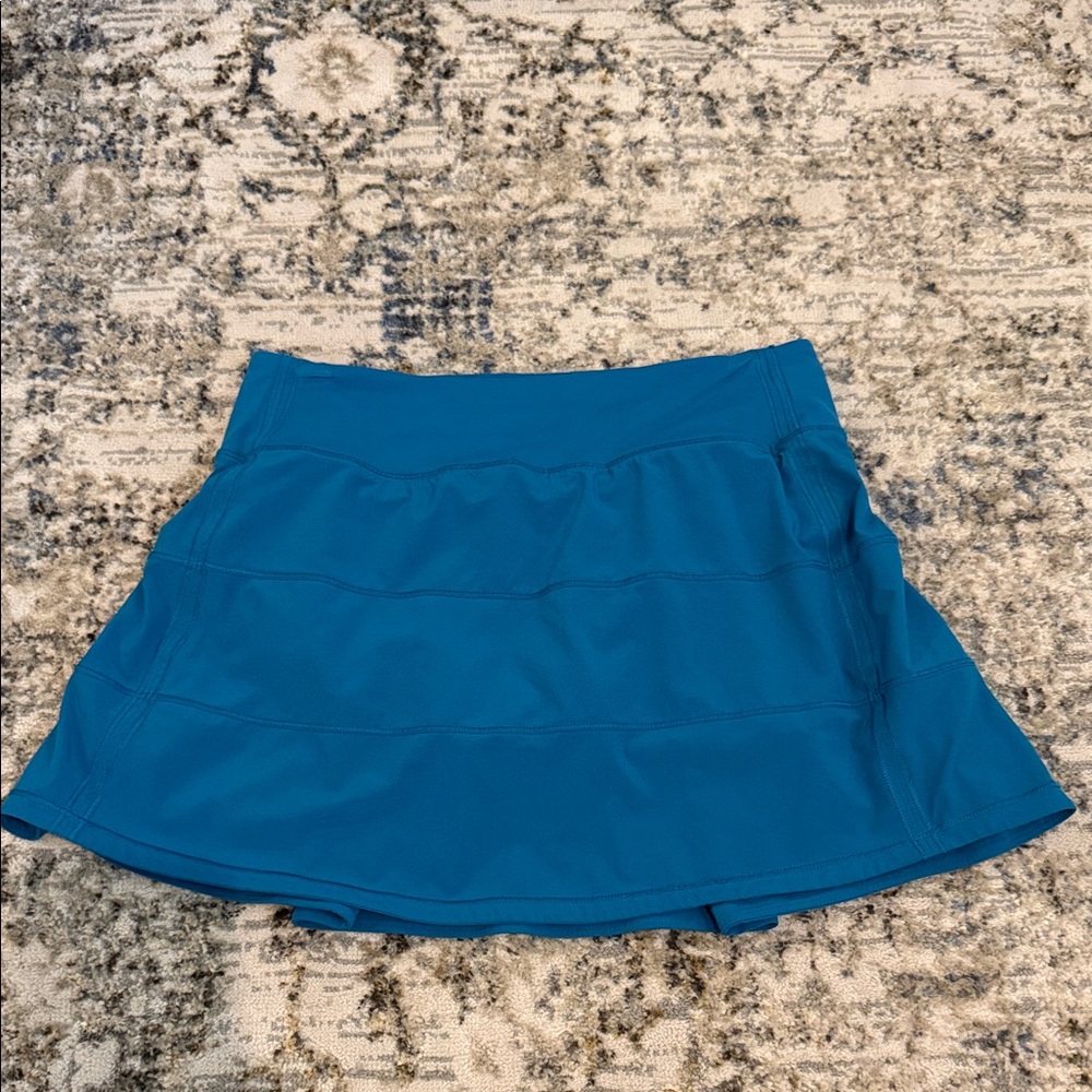 Lululemon Pace Rival Teal Skirt